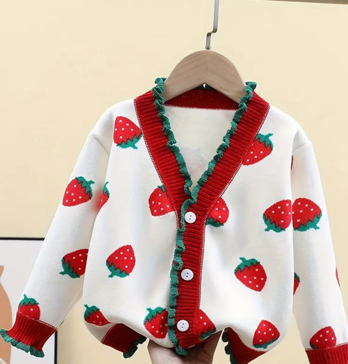 Strawberry Cardigan