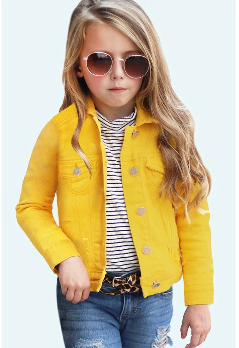 Yellow Denim Jacket