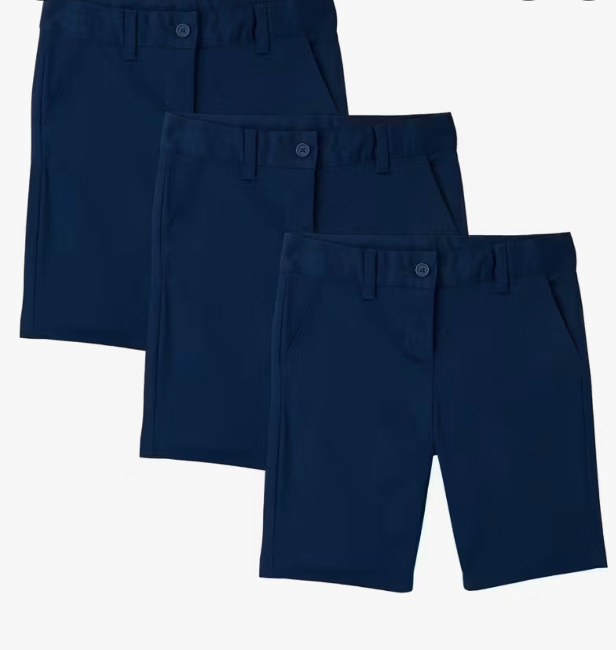 Unisex Navy Blue Uniform Shorts