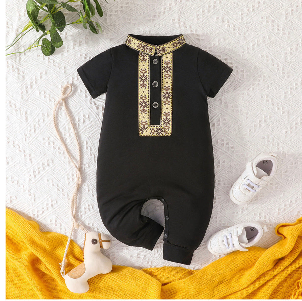 Infant Hidden Button Jumpsuit