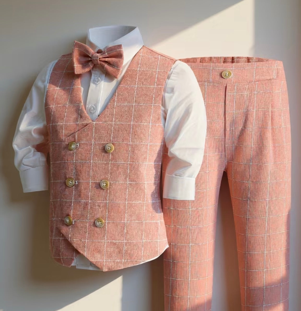 3 Pc suit with Bow tie