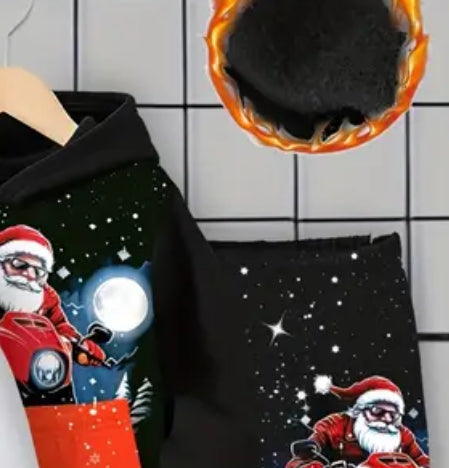 Santa Hooded Jogging Suit