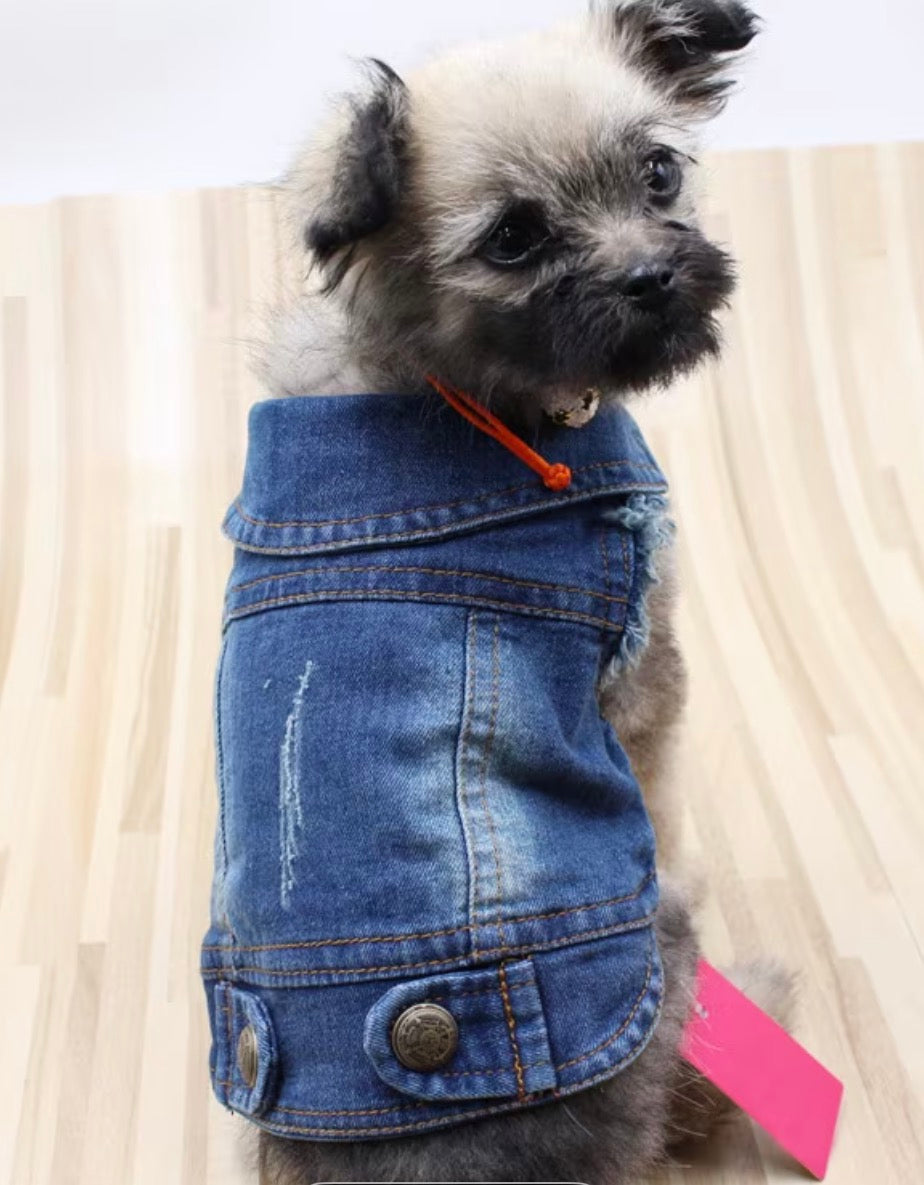 Denim Fur Baby Shirt