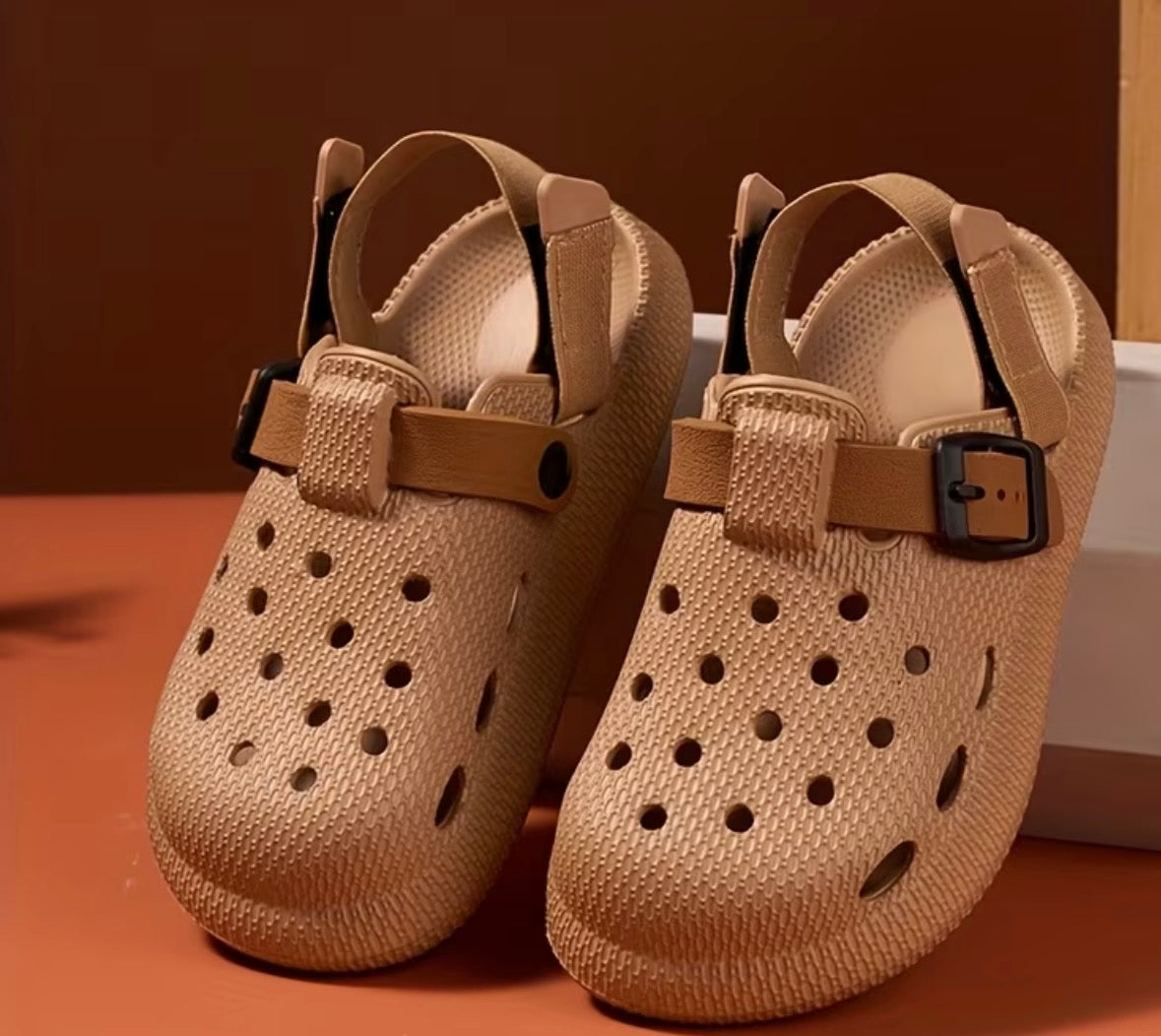 Brown Crocs