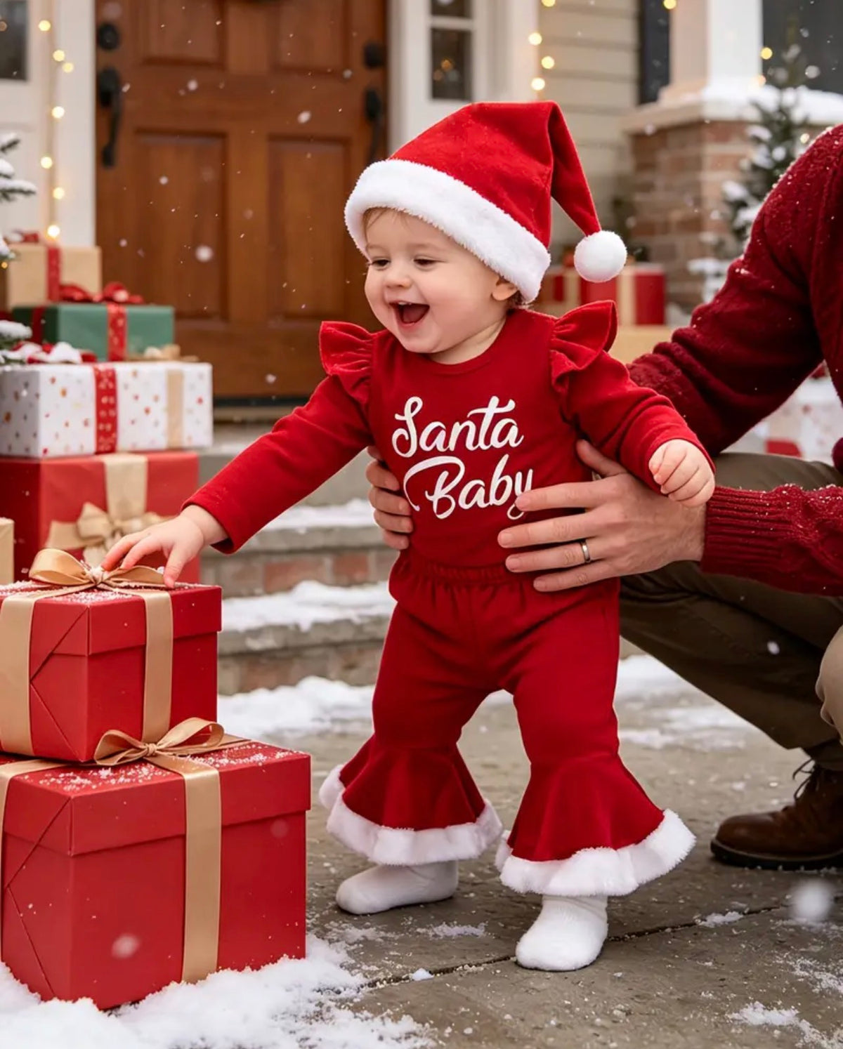 Christmas Santa Set w/Hat