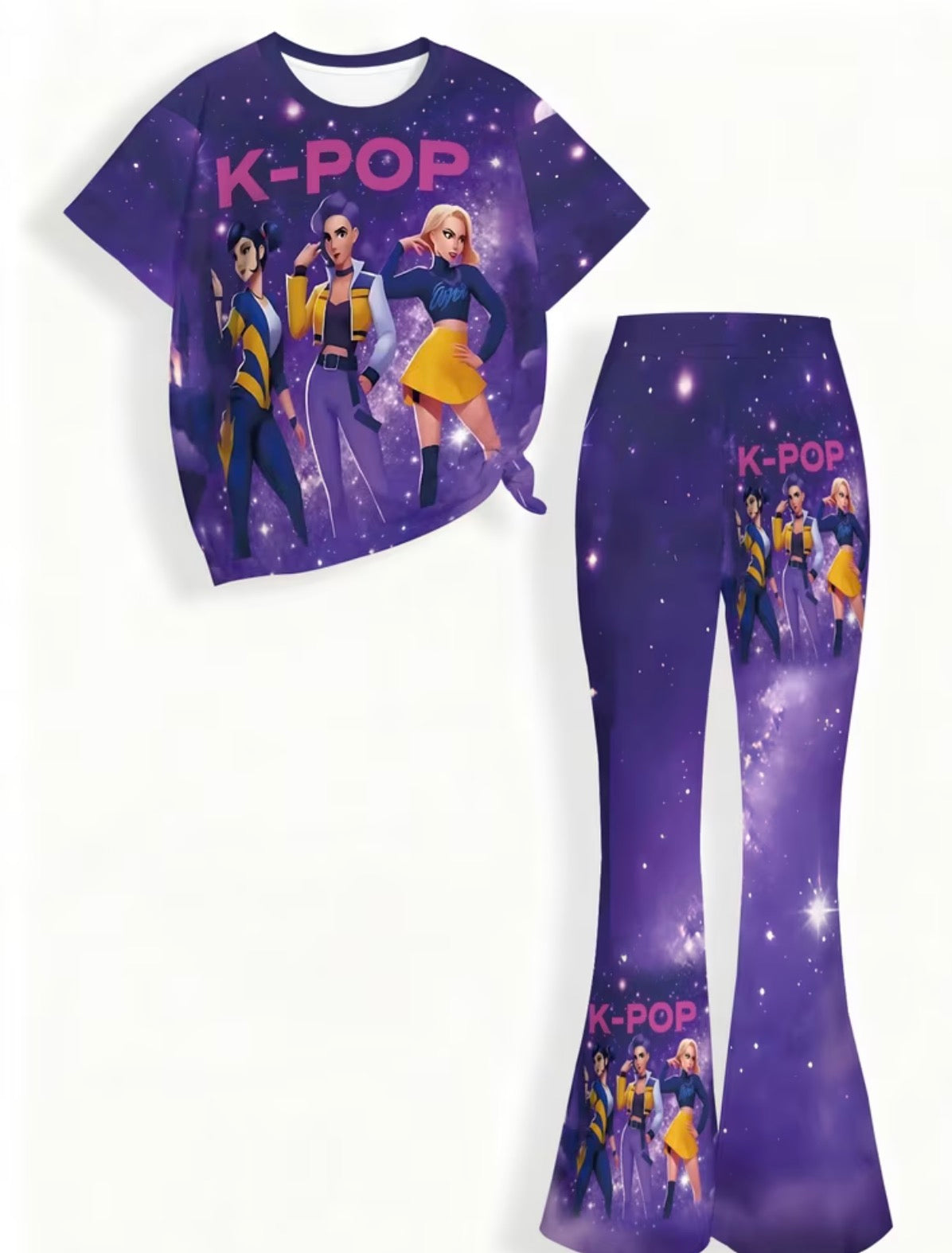 K Pop pant Set