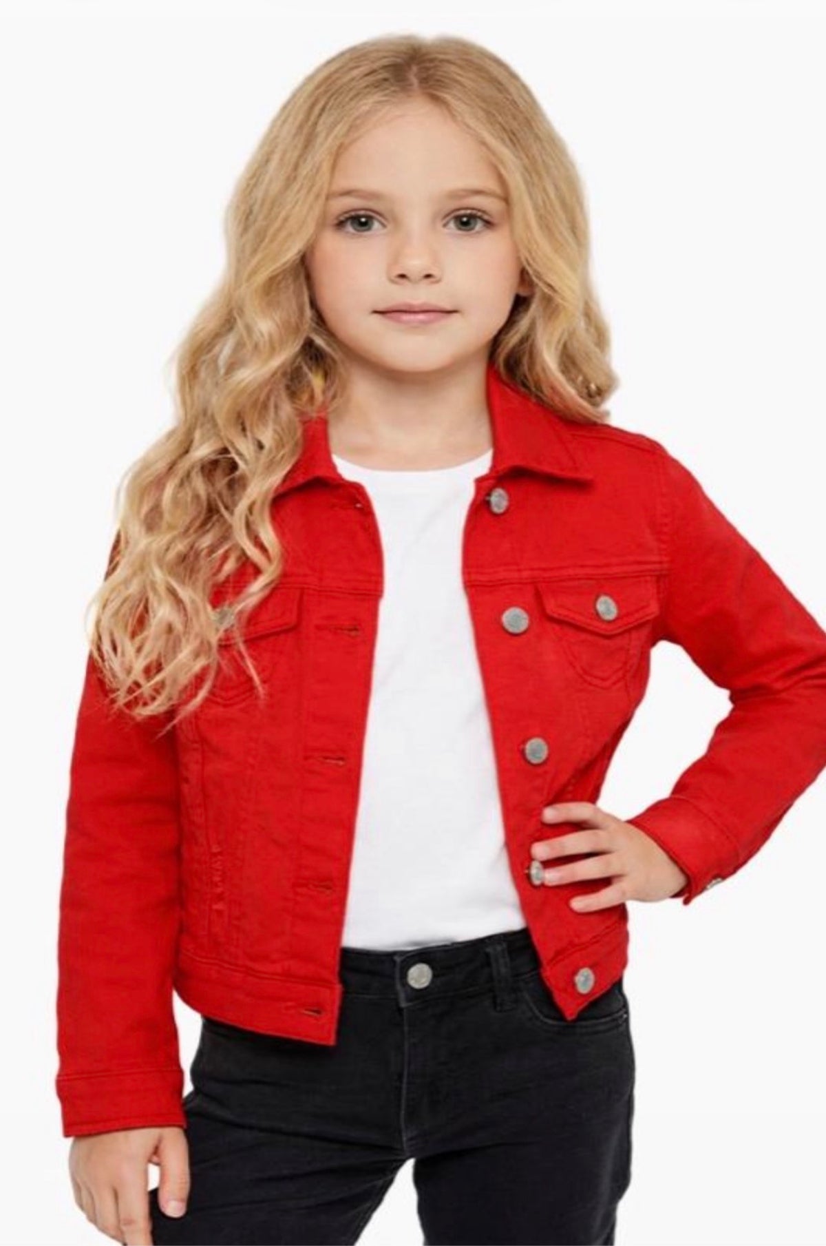 Red Denim Jacket