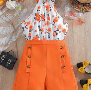 Orange Flower Set