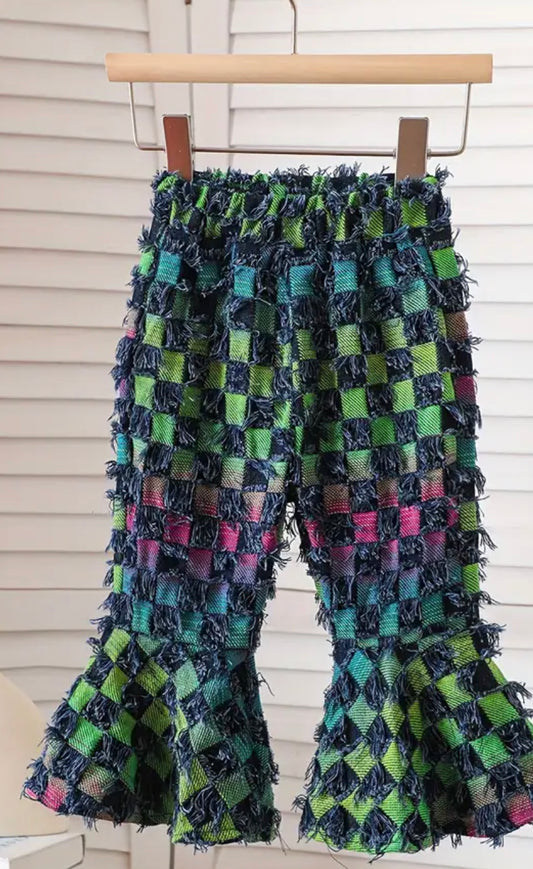 Cotton Flare Legs Jeans