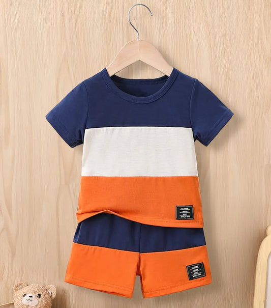 Stripe Short Set
