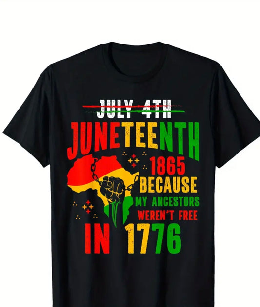 Juneteenth not July 4th Tshirt