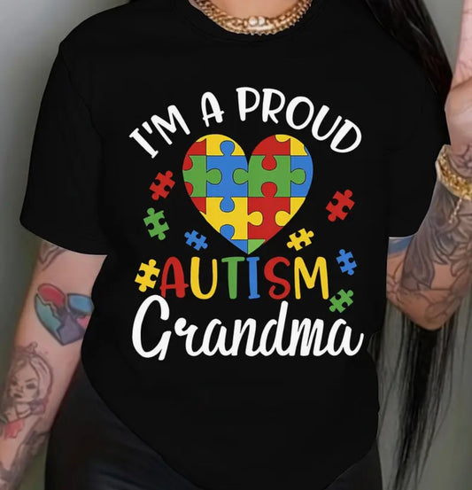 Grandma Autism Tshirt