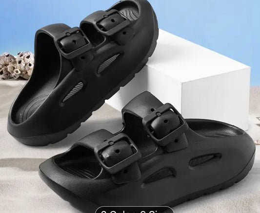 Double Buckle Sandals