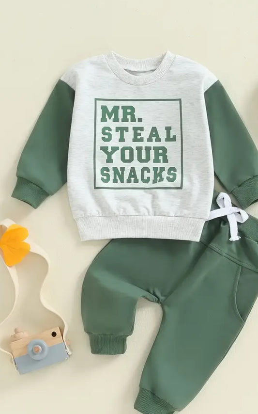 Mr Steal Your Snacks Jogging Suit