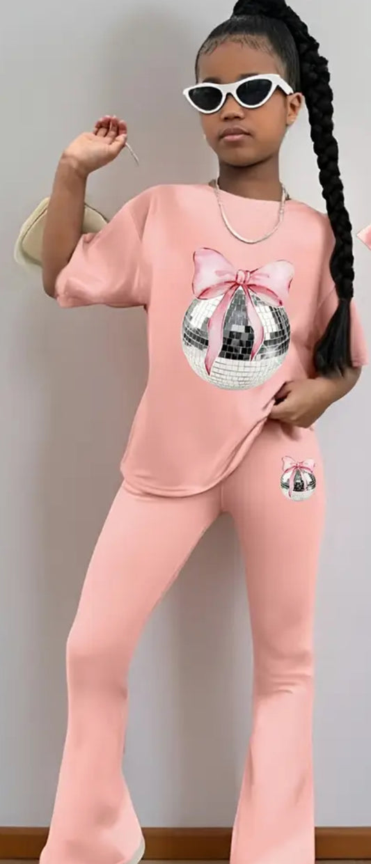 2 piece Bow Print