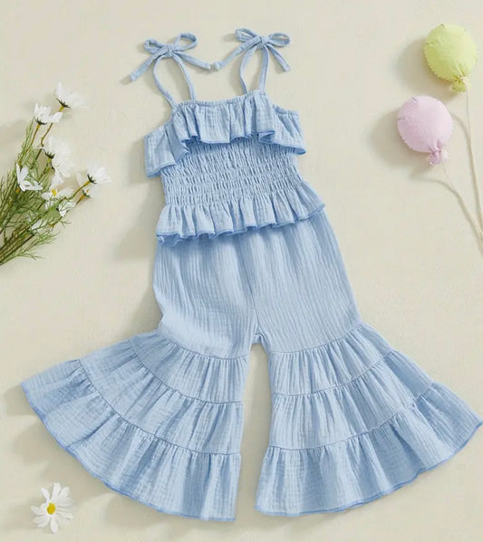 Light Blue Flare Leg Set