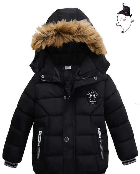 Boy Warm Coat with Hood