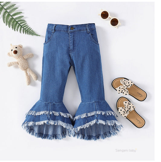 Denim Long Flares