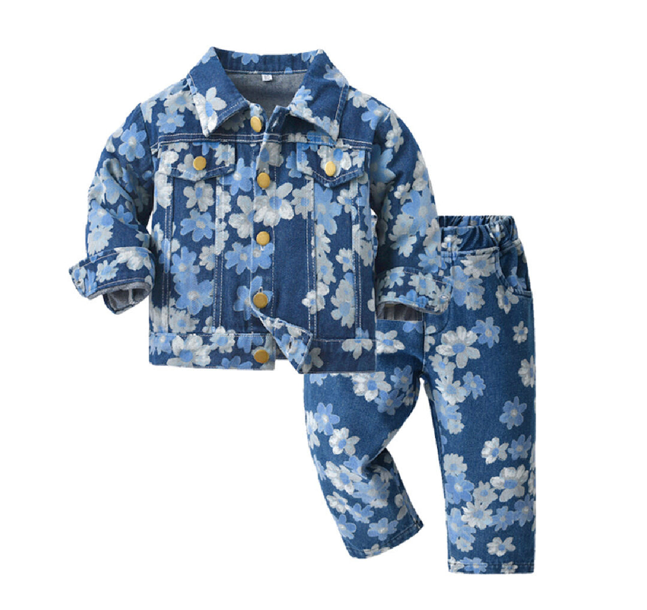 Denim Flower Set