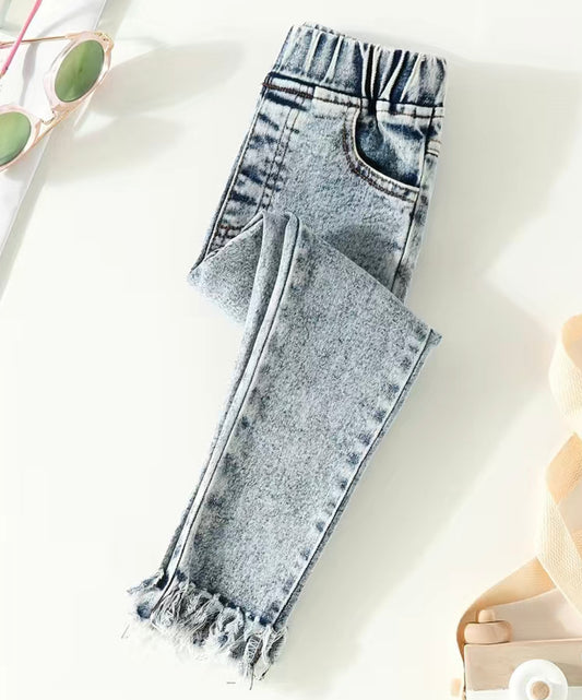 Tassel Cuff Jeans