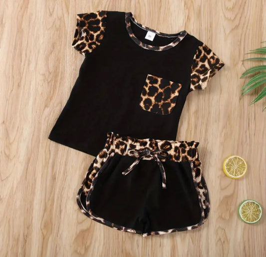 Leopard Short Set