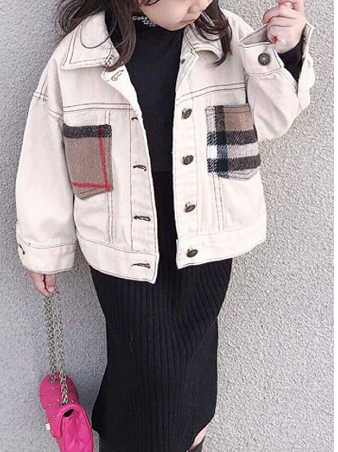 Plaid Pocket Jacket