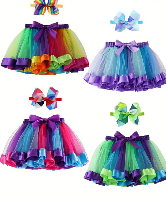 Size 4/5 TuTu with Matching Bow
