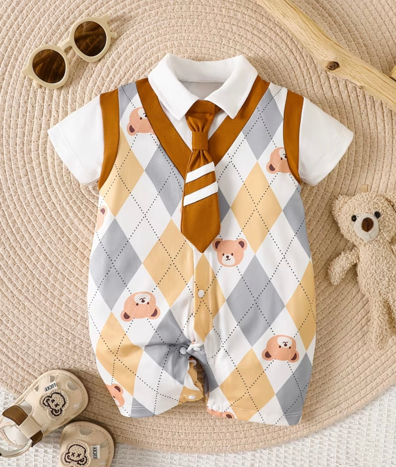 Romper with Tie