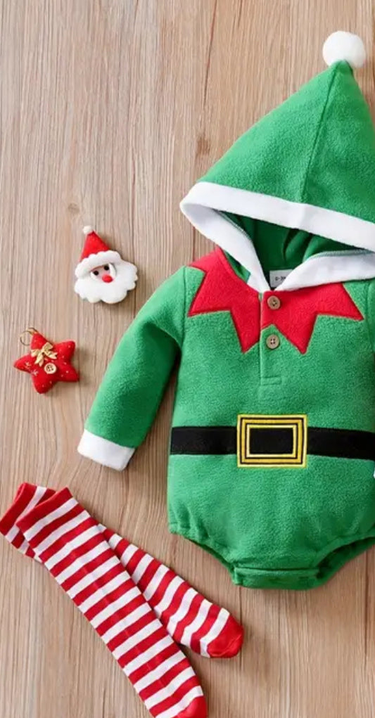 Elf Onesie w/ Socks
