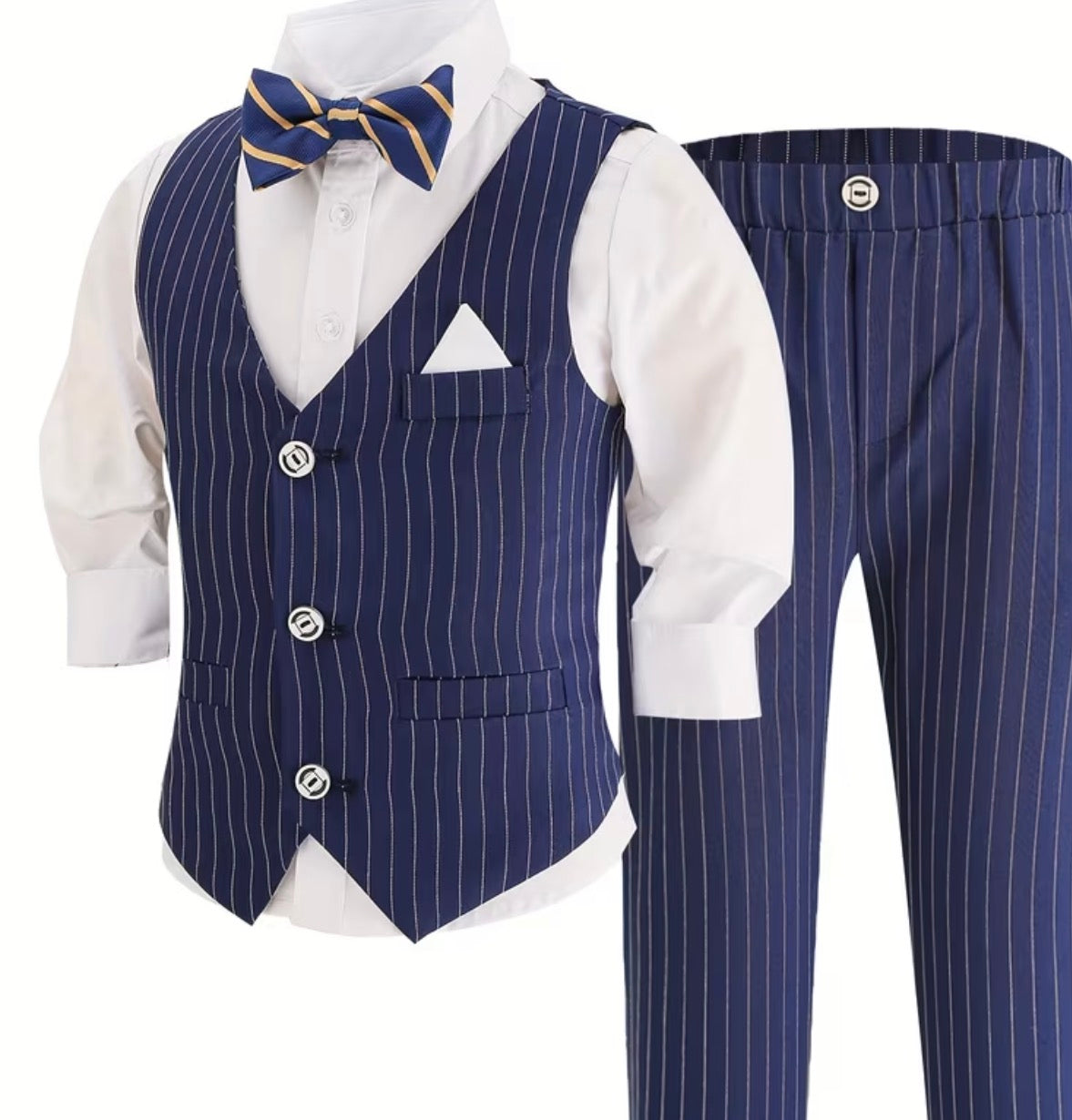 3 pc pinstripe suit