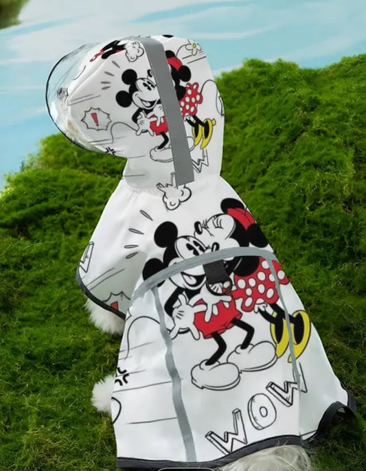Fur Baby Minnie Mouse Raincoat