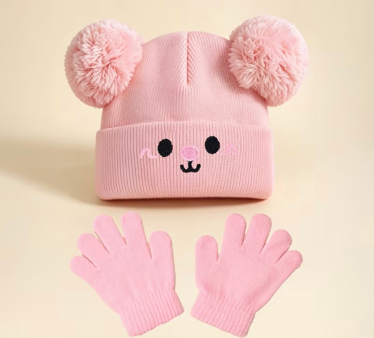 2 PC Bear Hat/Gloves
