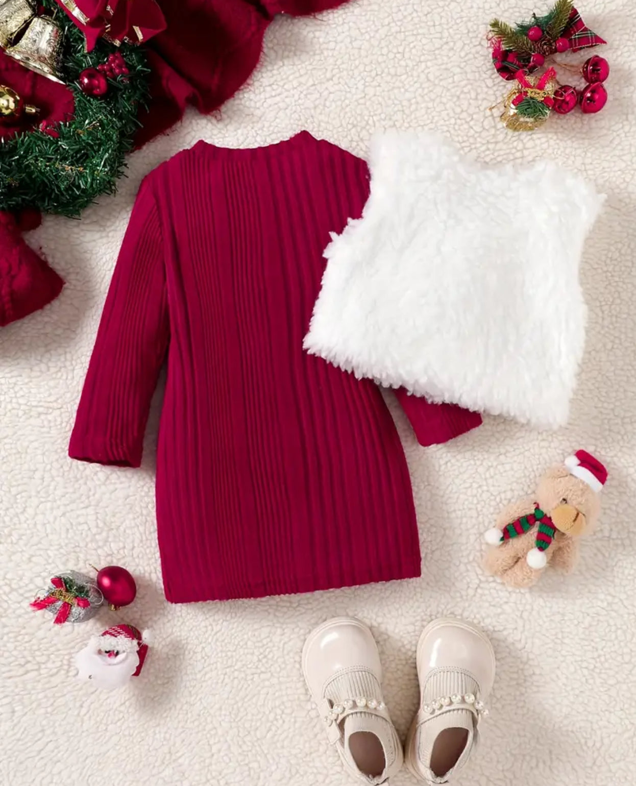 Christmas Dress with Bows