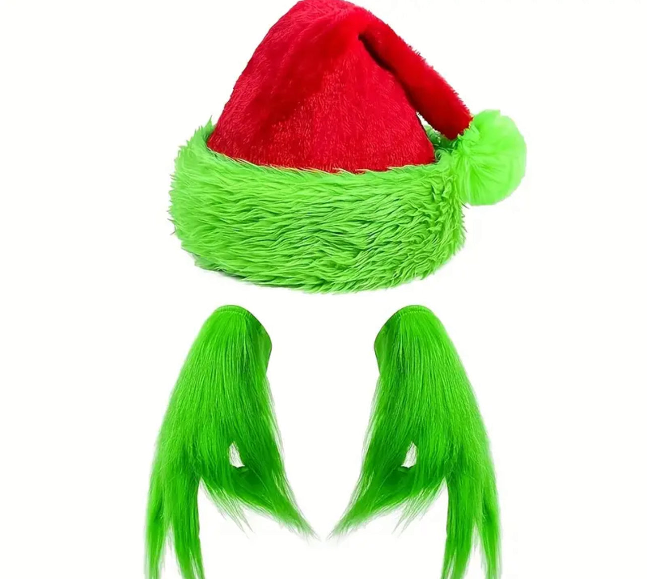 Grinch Hat and Gloves