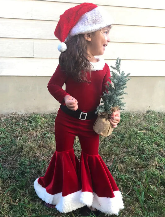 Santa Flare Leg Set w/hat
