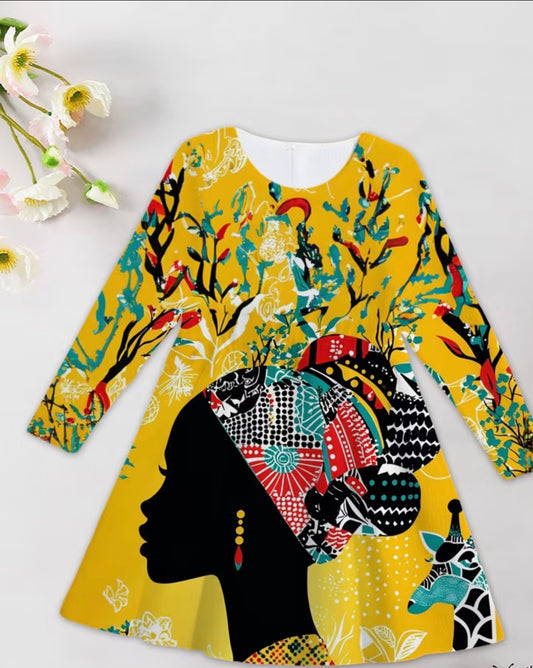 African Giraffe Dress