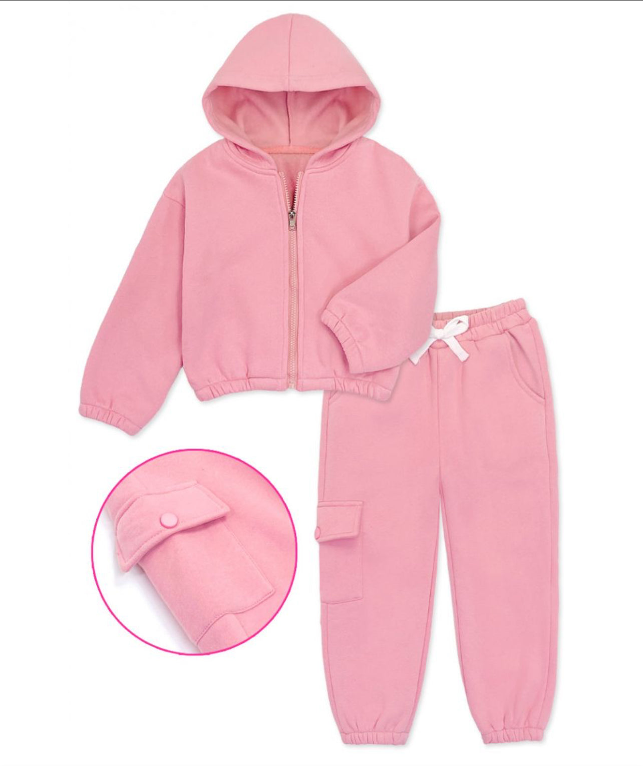 2 Pc Jogging Set w/pocket