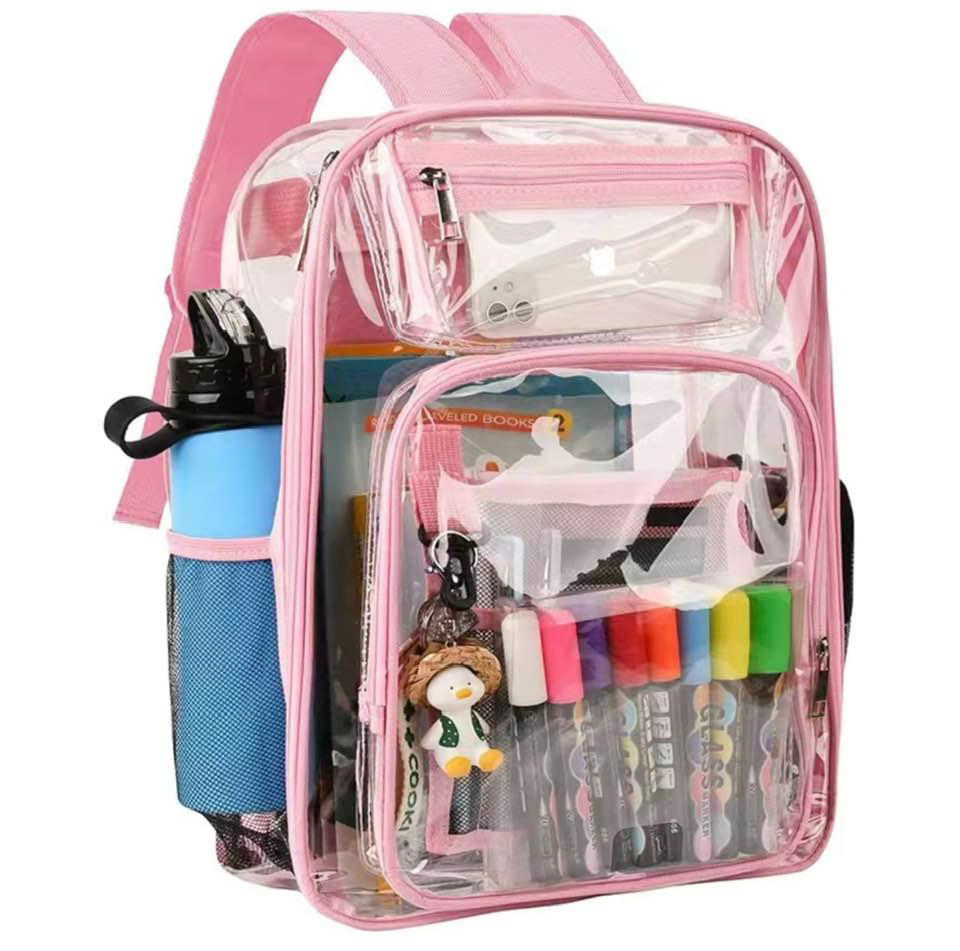 Clear BAckpacks